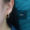 Boucles d'oreilles créoles en argent sterling 925 à la mode CZ Sleeper Cartilage Hoops Huggie Boucle d'oreille