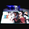 Mouse Pads Bilek Dinlenme Oyun Mouse Mats RGB Sıfır İki Bilgisayar Mouse Pad Anime GILR Büyük Oyun Mousepad XL Mouse Pads Pembe Pc Oyuncu 900x400 Masa Mat T230215