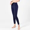 Kvinnor Pants Capris Lu Yoga Legging Sexiga kvinnors hög midja 17 Färgrörelse Fitness Elastisk träningsdesigner Leggings Pure Pantsw3so