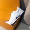 Casual skor snörning tränare kvinna sko dam sneakers plattform män gym kvinnor reser läder Vita bokstäver Tjock botten sneaker stor storlek 35-42 med låda