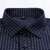 Camicie da uomo camicie classiche a quadro standard/camicia da ufficio a strisce Sociale a strisce singola tasca da tasca a maniche lunghe Basicone 230216 230216