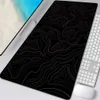 Mouse Pads Wrist Rests Big Art Mousepad White Black Desk Protector Pad on The Table Pads Computer Mat Xxl Mouse Pad Extended Pad Deskmat Office Carpet T230215