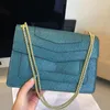 Women Crossbody Bag Flip Counter Counter Chain Classic Snakehead Plain Leature Highly Quality Argan Wave Point 2023SSS