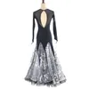 Scenkläder 2023 Ballroom Waltz Modern Dance Dress Competition Standard Dancing Clothes