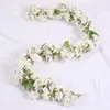 Kwiaty dekoracyjne 123 Kwiat głowica Plum Blossom Vine Silk Garland 1,7 metry DIY Dom Wedding Party Bathroom Dekoracja ogrodu