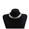 Choker vrouwen elegante nek hangende decor metalen dames ketting vrouw sieraden meisjes kettingen kleding decoraties