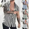 Men's Casual Shirts Lightweight Great Summer Top Pattern Shirt Quick Dry For Daily Wear