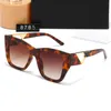 2023 Designer Sunglasses Classic Eyeglasses Goggle Outdoor Beach Sun Glasses for Man Woman 7 Color Optional Triangular Signature