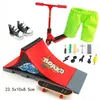 Nouveauté Jeux Mini Scooter Doigt Skatepark Touche Skate Rampe Pièces Ensembles Skateboard Tech Fingertip BMX Vélos Kit Deck Jouets Nouveauté Cadeaux 230216