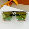 Kanıt Metal Güneş Gözlüğü Occhiale Uomo Z1894 Gözlük Gözlükleri Z1502 Erkek Milyoner Stili 10.0 Kalınlık Derinlik Parlak Üç Boyutlu