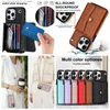 Organ Leather Wallet Cases For Samsung S23 Ultra S22 Plus S21 FE Note 20 A12 A13 4G 5G A52 A53 A73 Credit ID Card Slot Cash Pocket Holder Back Cover With Crossbody Lanyard