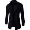 Men's Trench Coats Drop Men British Style Top Mens Long Masculino Male Clothing Classic Double Breasted Overcoat 230216