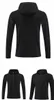 Ll män ny sport blixtlås huva jacka casual brethable utomhus jogger outfit vandring cardigan material outwear