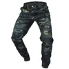 メンズパンツMege Tactical Camouflage Joggers Outdoor Ripstop Cargo Pants作業服ハイキング狩りのズボンメンズストリートウェア230215