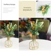 Decorative Flowers 1 Bouquet Artificial Plant Non-Withered Real-looking Vintage Simulated Eucalyptus Leaves With Dried Flower For Party