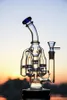 11.8 인치 클라인 리사이클러 DAB 리그 독특한 물 담뱃대 흡연 파이프 Feb Egg Water Bongs Percolator Waterpipes 14mm 관절