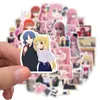 50 stks Japanse anime Lonely Rock Stickers Skate Accessories Waterdichte vinylsticker voor skateboard laptop bagagebagagefietmotorfiets Telefoonauto's
