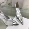 2023 designer croix pointu sandales à talons hauts femmes luxe cuir élégance bouche peu profonde robe sandale ladys mode sexy pull stiletto chaussures à talons