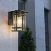 Wall Lamp Walkway Yard Waterproof Light Fixtures Porch Outdoor American Country Terrace Sconce Garden Lighting