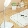 Lampade da tavolo Lampada da tavolo a LED Touch Dimming Portatile 3 colori dimmerabile Luce USB alimentata Protezione degli occhi Comodino della camera da letto