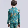 Suits Flower Boys Formal Wedding Suit Kids Jacket Vest Pants 3Pcs Clothing Set Children Performance Party Tuxedo Dress Costume 230216