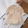 Girl Dresses Baby Clothes Spring Daisy Gauze Skirt Born Princess Fluffy Birthday Party Dress 0-2 Years Old Set