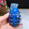 Labradorite Gemstone Grenade Sculpture Carving Home Decor Handcrafted Natural Blue Flash Quartz Crystal Frag Statue Personalised Gift for Men Boyfriend Husband