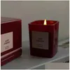 Incense Fragrance Candle Oud Wood Lost Cherry Neroli Portofino Fabous Men Women Per Eau De Parfum Family Party Lady Gift Drop Delive Dhest