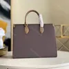 Designer ONTHEGO Totes Shopping di lusso Tote Bag Borse a mano Borse a tracolla Donna Crossbody Leather Fashion Classic Lettera Borse da donna Borse da sera