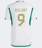 Algeriet Mens Soccer Jerseys Slimani Mahrez Feghouli Bennacer Atal 2023 2024 Home Away Football Shirts Kort ärmuniformer Pre Match Training AA