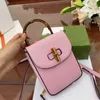 23s Designer Totes Bags Womens Double G Ophidia Tote Shoulder Leather Bag Bamboo Handbag Purse Mens Crossbody Letter Strap