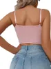 Women's Tanks Sexy Top Women's Bra Butterfly Cami Mesh Chic Tank Backless Vintage Clothes 90s Trashy Y2k Embroidery Clothing