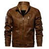 Hommes de Fourrure Faux Hommes Vestes En Cuir Haute Qualité Classique Moto Veste Mâle Plus faux cuir veste hommes printemps Drop 230216