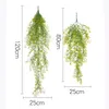 Decorative Flowers 80/120cm Long Artificial Admiralty Willow Vine For Home Garden Wedding Party Wall Hanging Garland Green Decor Fake Plants