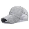 Basker avslappnad enkelhet utomhus sport mössor för män gorras andas mesh cap sun hatt visir net baseball sommar trucker