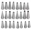 Bakeware Tools 44 PCS Baking Accessories Stainless Steel Cupcake Liner Stand DIY Cake Decorating Multisize