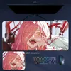 Mauspads Handgelenkauflagen Anime Chainsaw Man Große Mauspads Makima Power Aki Denji Mousepad Computer Laptop Gamer Pad PC Gaming Zubehör Schreibtischmatten T230215