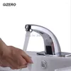 Badrumsvaskar Gizero Automatisk uppblåsad sensor kran Vattenbesparande induktiv elektrisk kranblandare gratis beröringslös ZR6102
