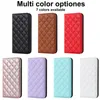 Luxury Magnet Leather Wallet Cases For Iphone 14 Pro Max Plus 13 12 Suck Closure Credit Card Slot Pocket Holder Stand Checkered Diamond Grain Flip Cover Pouch Purse