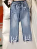 2023 Designer Womens Jeans Vrouwelijke Retro Vrouwen Jas Runway Jurk Casual Lange Mouwen Top Kleding Groothandel Merk High-end