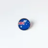 Partys Avustralya Ulusal Bayrak Broş Dünya Kupası Futbol Broş Yüksek Sınıf Ziyafet Partisi Hediye Dekorasyon Kristal Memur Metal Rozeti
