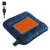Pillow Electric Heating Chair USB Heated Warmer Winter Automobile Folding Pad Office Drop