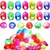 LED Rave Toy Glowing Ring blinkande ljus upp ojämna ringleksaker LED -fingerbelysning FAST FAVNING BLINKING JEelly Rubber Rings Birthday Party Supplies 230216