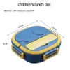 Lunch Boxes Outing Tableware 304 Portable Stainless Steel Baby Child Student Outdoor Camping Picnic Food Container Bento 230216