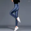 Женские леггинсы фитнес Jeggings леди повседневные брюки для карандашей Женщины тренировки сексуальная высокая эластичная полиэфирная спандекс.