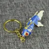 10 pièces nouveau Unique mignon poisson porte-clés porte-clés vif balançoire chinois cloisonné émail poisson rouge animaux pendentifs bijoux cadeau