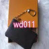 alta qualità con scatola 6 colori KEY pu leather detiene famose donne classiche portachiavi portamonete piccola pelletteria bag234M