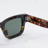 Sonnenbrille 2023 Ankunft High Street Square Männer Shades Tortoise Vs Gelbe Farbe Handgefertigte langlebige Acetat-Solarbrille