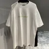 디자이너 Balencigaas Balanciagalies BB Paris 브랜드 M Tshirts Loose Tees Mans 유명한 캐주얼 탑 가슴 소문자 2B 레터 셔츠 고급 스포츠 관광 M I1ms