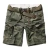 Shorts pour hommes Short de Camouflage pour hommes à la mode short cargo haut de gamme décontracté Style militaire multi-poches shorts grande taille homme vêtements vêtements d'été Z0216